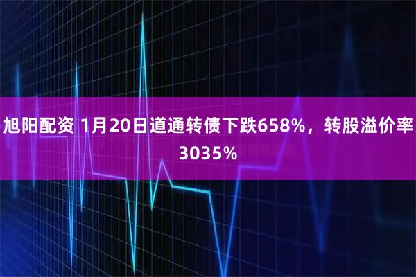 旭阳配资 1月20日道通转债下跌658%，转股溢价率3035%
